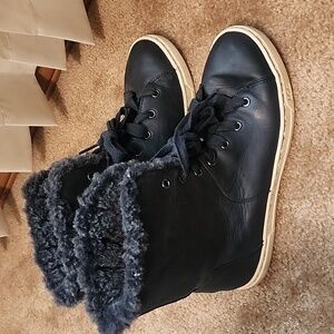 UGG Croft Luxe Quilt Leather Sneakers